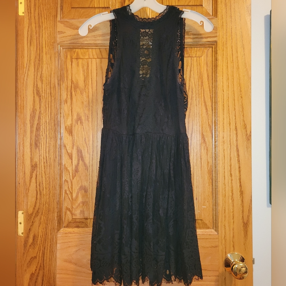 Black Lace Free People dress size 2